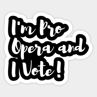 Pro Opera Sticker